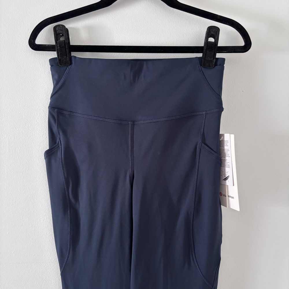 lululemon - NWT fast and free high rise tight 25” pockets leggings nulux blue - Picture 3 of 9